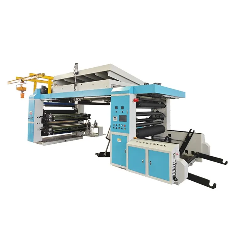 4 Color Central Drum Flexo Printing Machine
